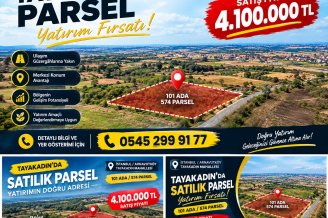 İstanbul Arnavutköy Tayakadın Mahallesinde satılık arsa